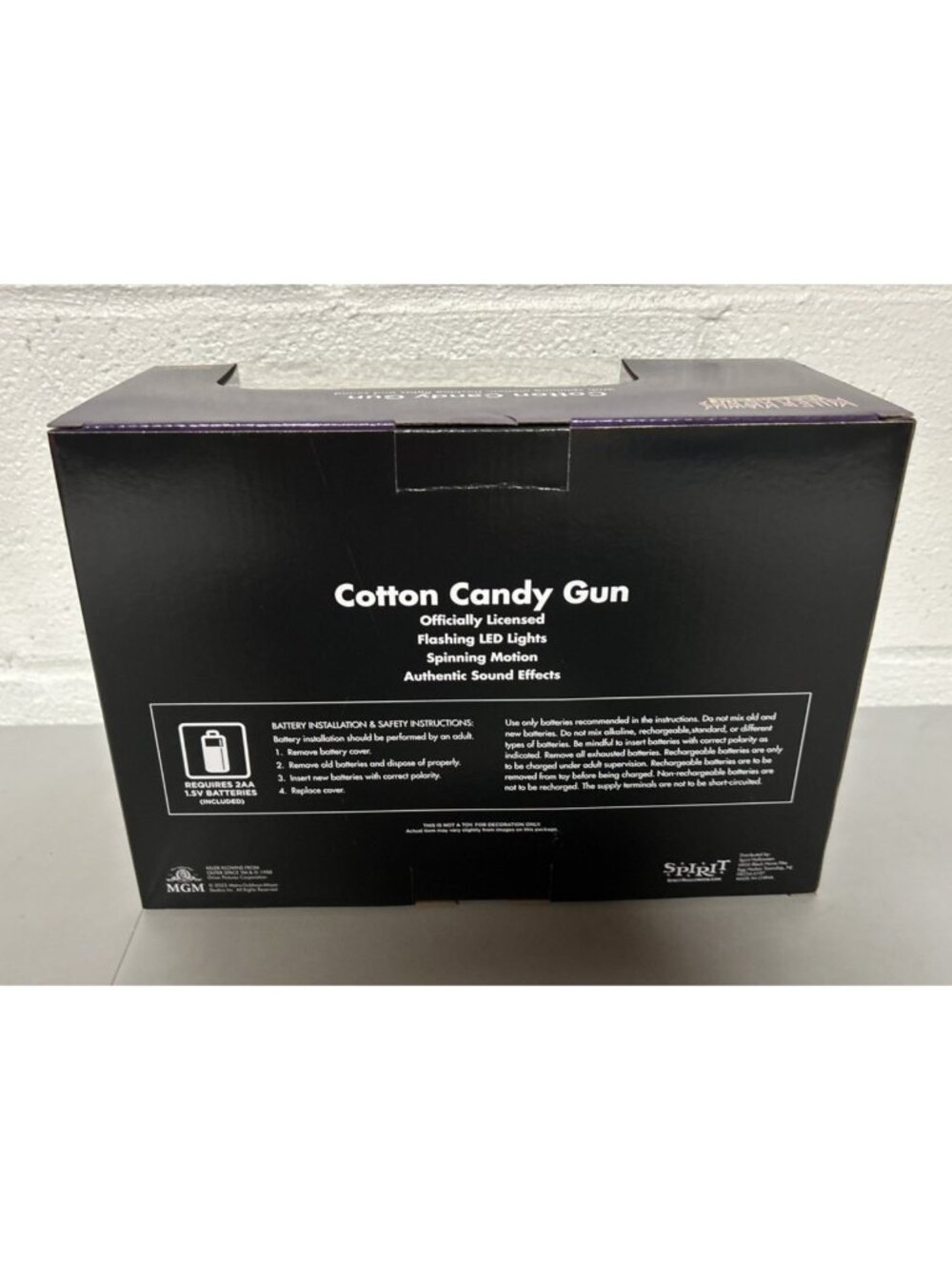 Killer Klowns Cotton Candy Toy Gun Spirit Halloween Accessory Collectible In Box - Picture 2 of 9